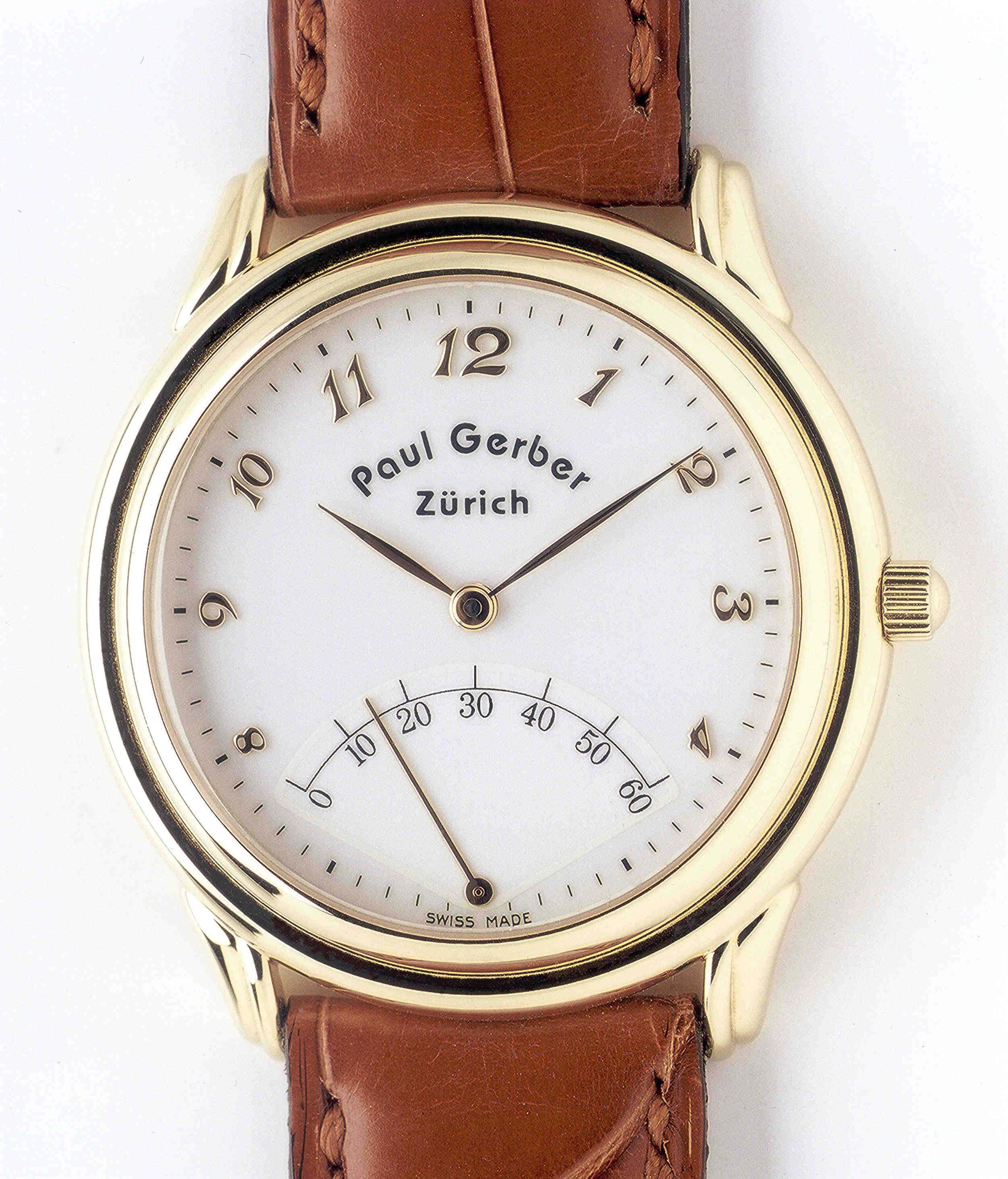 Gerber Watches Zurich - Historie - Modell Retro twin